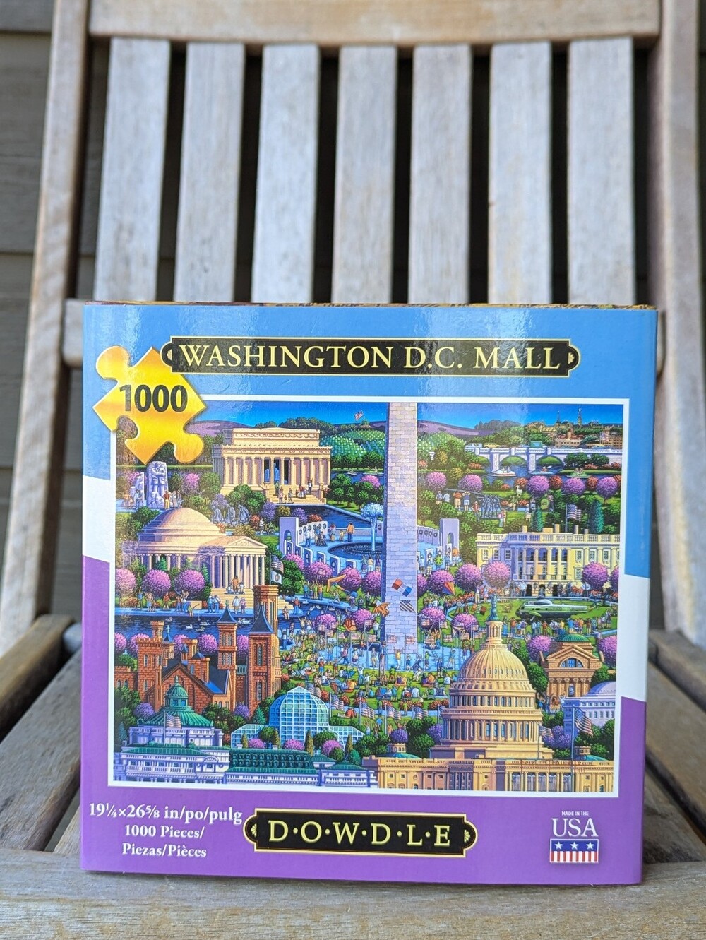 Dowdle Washington D.C. Mall 1000-Piece Puzzle Made in USA